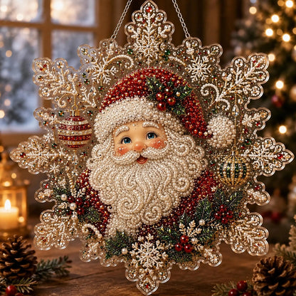 Christmas Pearl Diamond Painting Suncatcher Kit