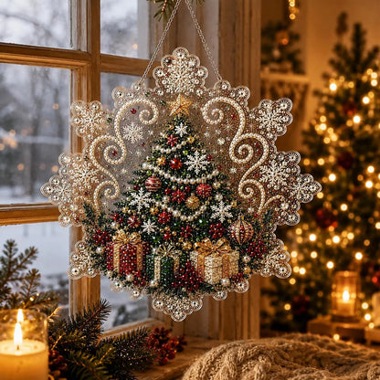 Christmas Pearl Diamond Painting Suncatcher Kit
