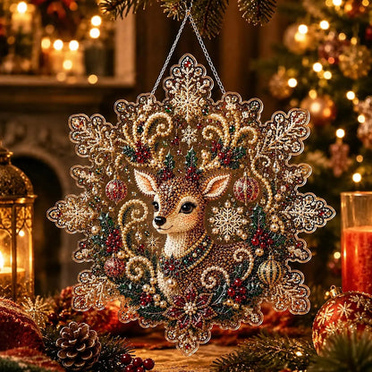 Christmas Pearl Diamond Painting Suncatcher Kit