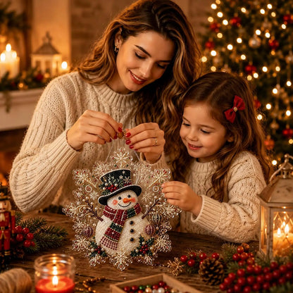 Christmas Pearl Diamond Painting Suncatcher Kit