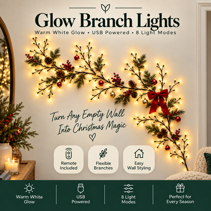 LumaBranch™ — Flexible Warm White Wall Lights