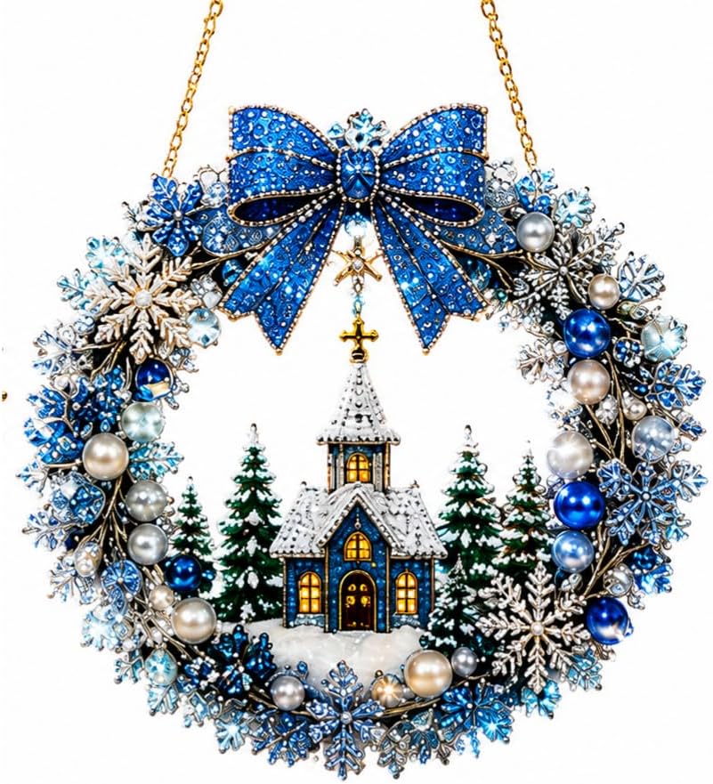 DIY Christmas Wreath Diamond Art Kit