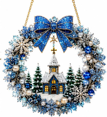 DIY Christmas Wreath Diamond Art Kit