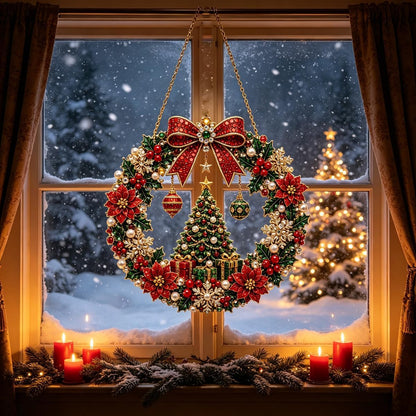 DIY Christmas Wreath Diamond Art Kit