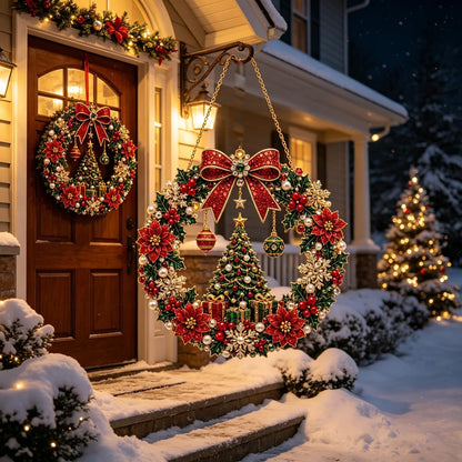 DIY Christmas Wreath Diamond Art Kit