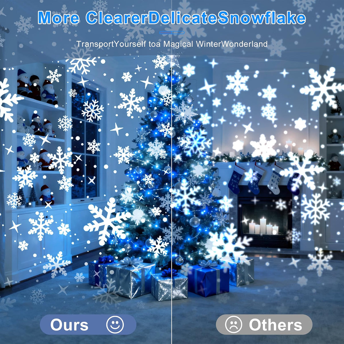Snowflake Christmas Projector