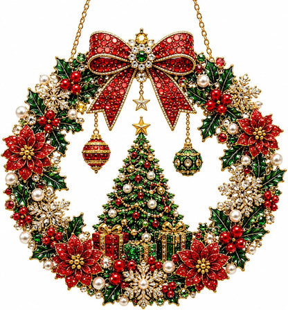 DIY Christmas Wreath Diamond Art Kit