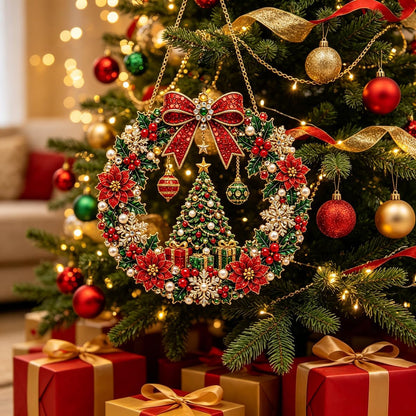 DIY Christmas Wreath Diamond Art Kit