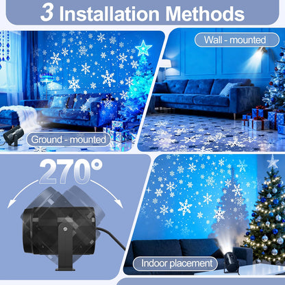 Snowflake Christmas Projector