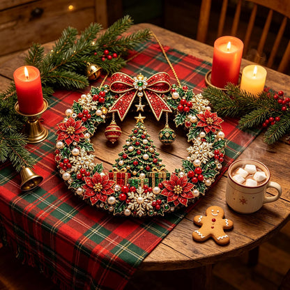 DIY Christmas Wreath Diamond Art Kit