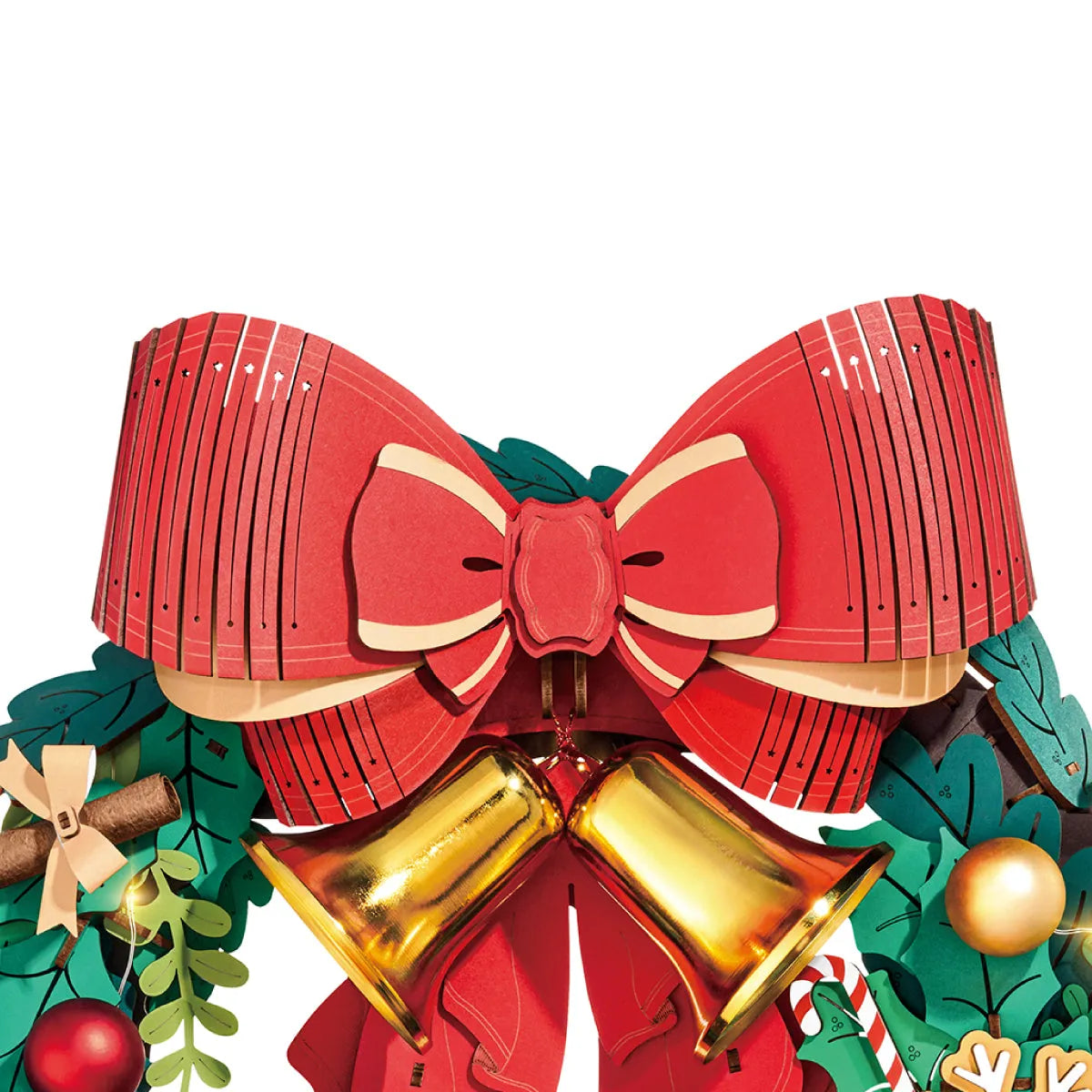 3D Wooden Puzzle - Christmas Wreath