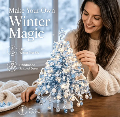 Multi-Holiday Beaded Tree DIY Kit, Handmade Table Display Ornament, Craft Making Supplies For All Seasons